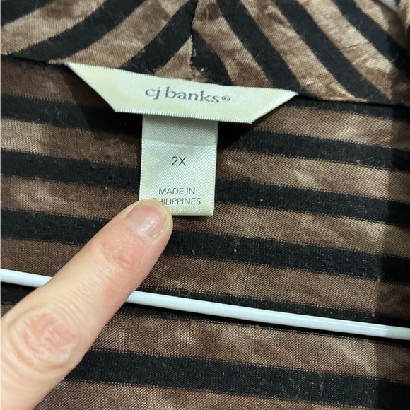 CJ Banks short sleeve wrap shirt - Picture 2 of 2